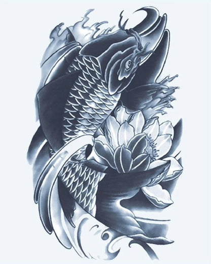 Koi Fish & Lotus