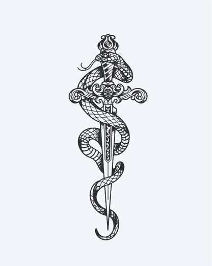 Snake & Ornate Dagger