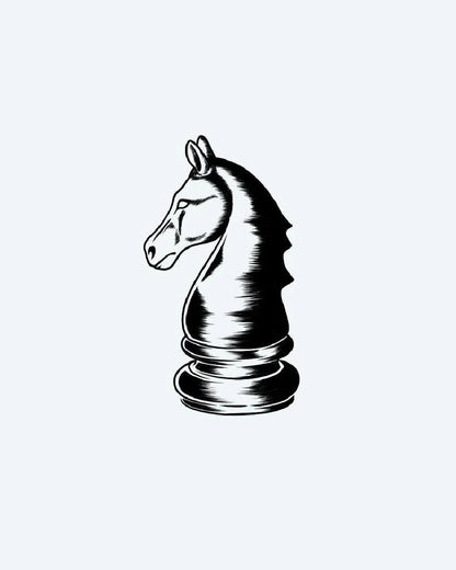 Engraved Chess Knight