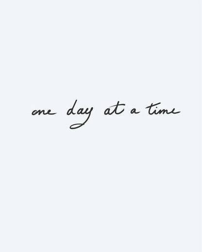 One Day at a Time