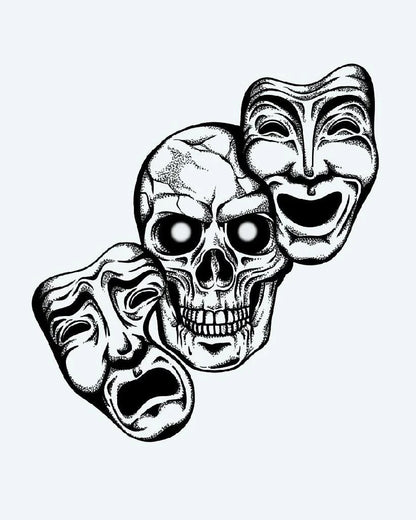 Skull & Drama Masks