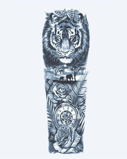Tiger & Safari Clock