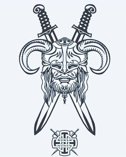 Viking Warrior & Swords