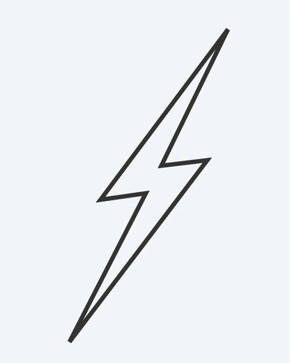 Thin Lightning Bolt