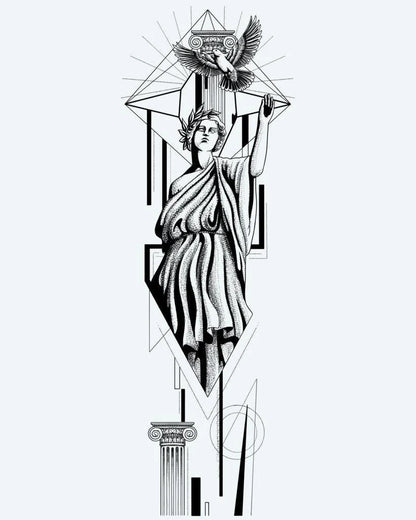 Greek Goddess & Dove