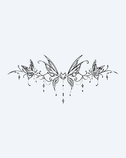 Butterfly Heart Band