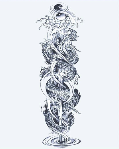 Twin Dragons & Yin Yang