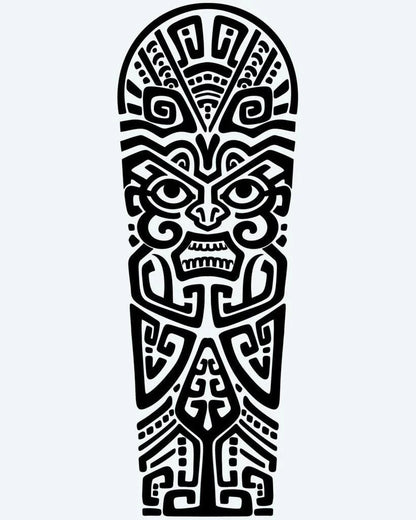 Polynesian Tiki Face