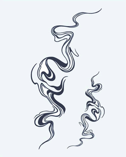 Abstract Smoke Swirls