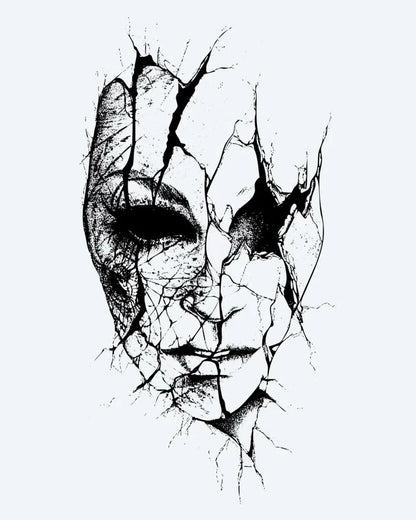 Cracked Face
