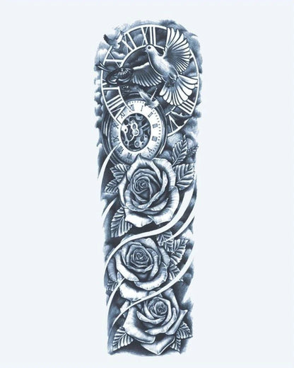 Clock, Dove & Roses