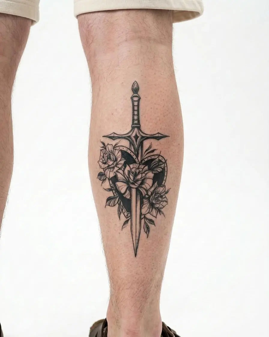 Sword & Roses Shield