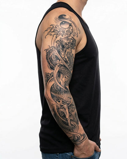 Twin Dragons & Yin Yang