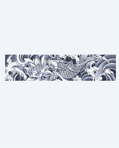 Koi Fish & Lotus Waves