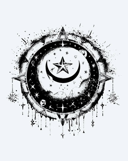Celestial Moon & Star