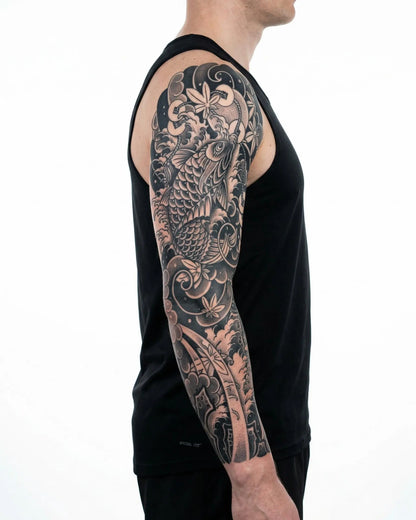 Koi Fish & Waves Sleeve