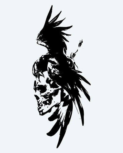 Crow & Skull
