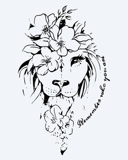 Floral Lion