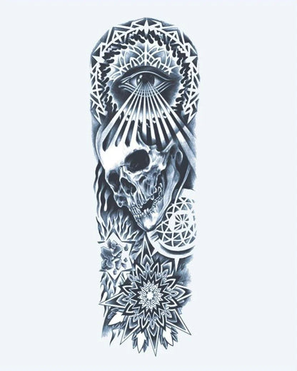 Skull, All-Seeing Eye & Mandala