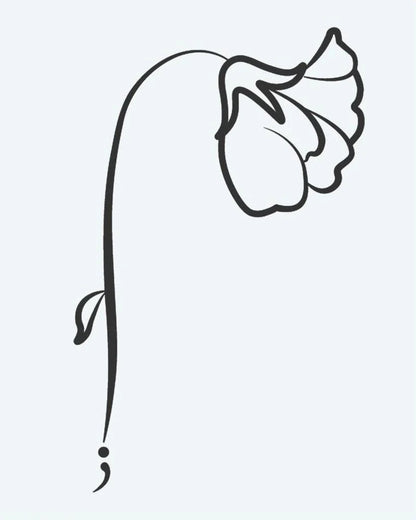 Semicolon Flower