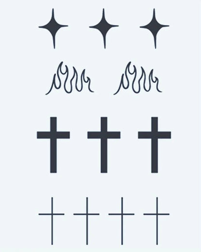 Stars, Flames & Crosses
