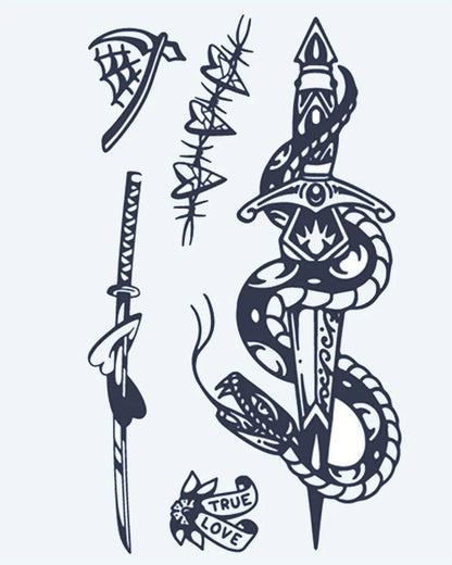Snake & Dagger Flash Sheet